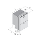 Vitrifrigo DRW180A Double Drawer Fridge Freezer - 150L