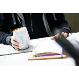 Alcoholder Stemless Insulated Tumbler - Marble White
