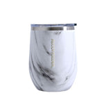 Alcoholder Stemless Insulated Tumbler - Marble White