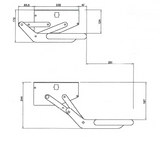 Camec Aliminium / Steel Single Electric Step