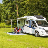 Fiamma F45s 4.5m Awning - White Case - Royal Blue Vinyl