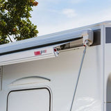 Fiamma F45s 4.5m Awning - White Case - Royal Blue Vinyl