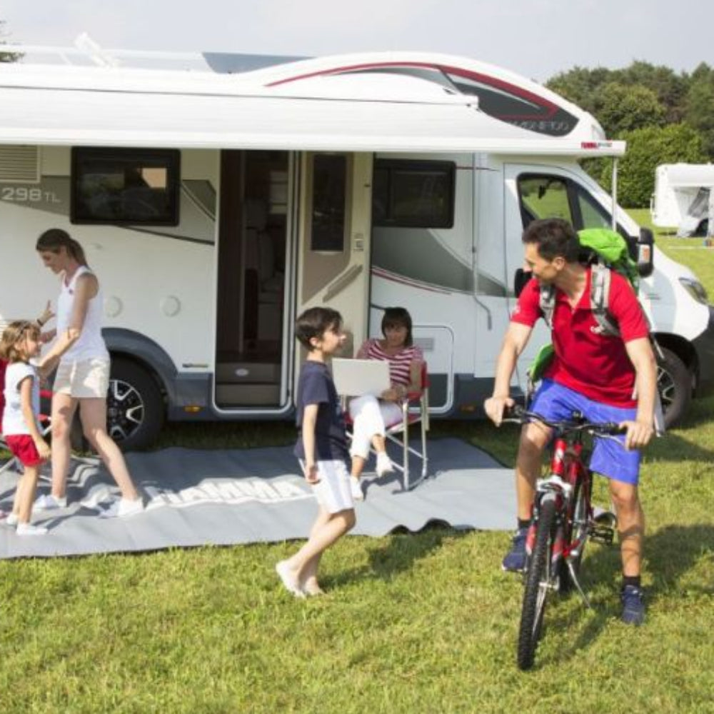 Fiamma Awning shown on motorhome