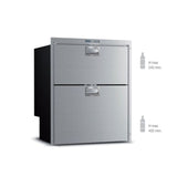 Vitrifrigo DW210DT Double Drawer Fridge Freezer - 192L