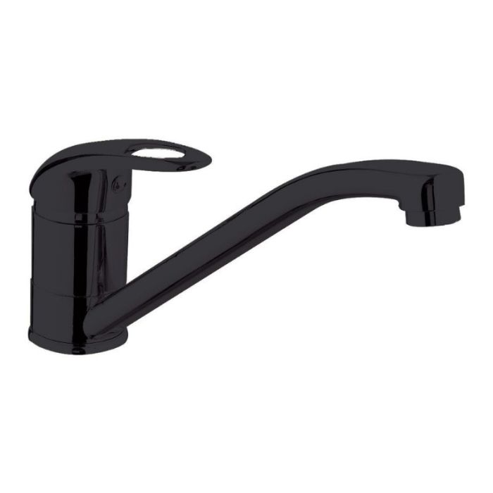 Camec Black Basin Mixer - 220mm Spout
