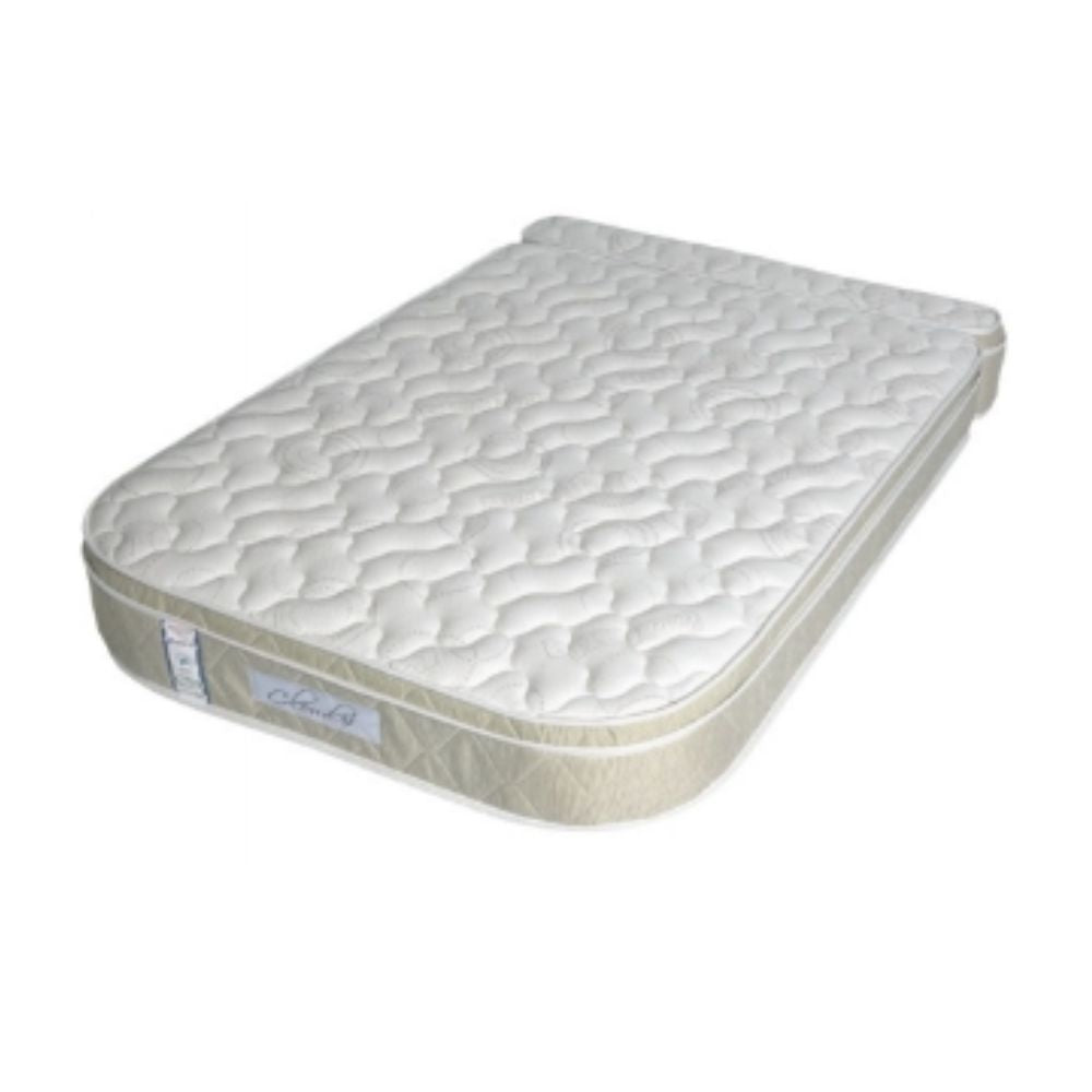 Pillow Top Mattress with Cut Corner and Bolster - 1830 x1500