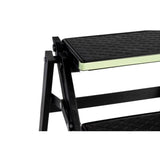 Black Two-Stage Aluminium Step