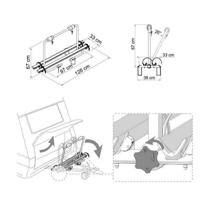 FIAMMA CARRY BIKE CARAVAN XLA