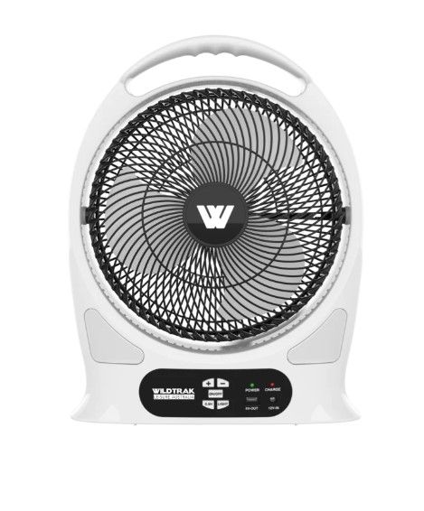 Lithium Rechargeable Fan - White