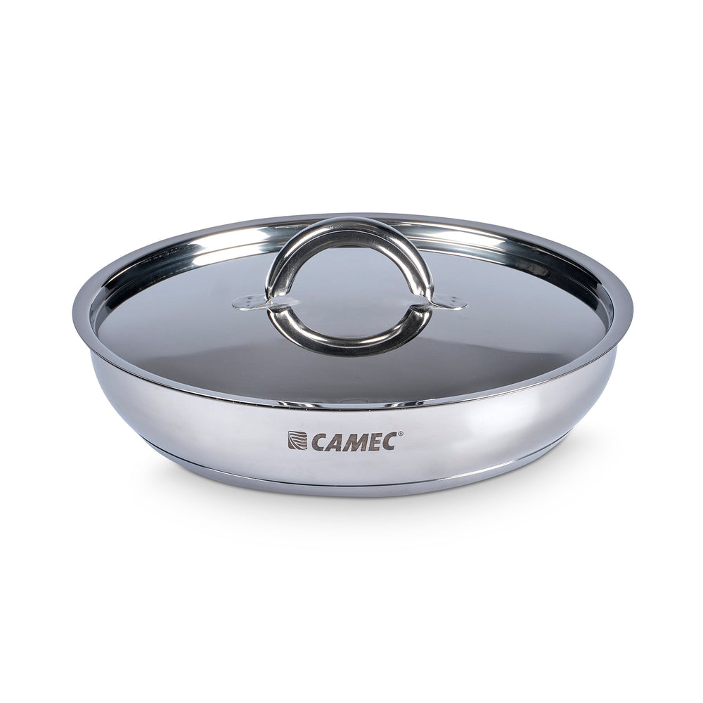 Space saving frying pan