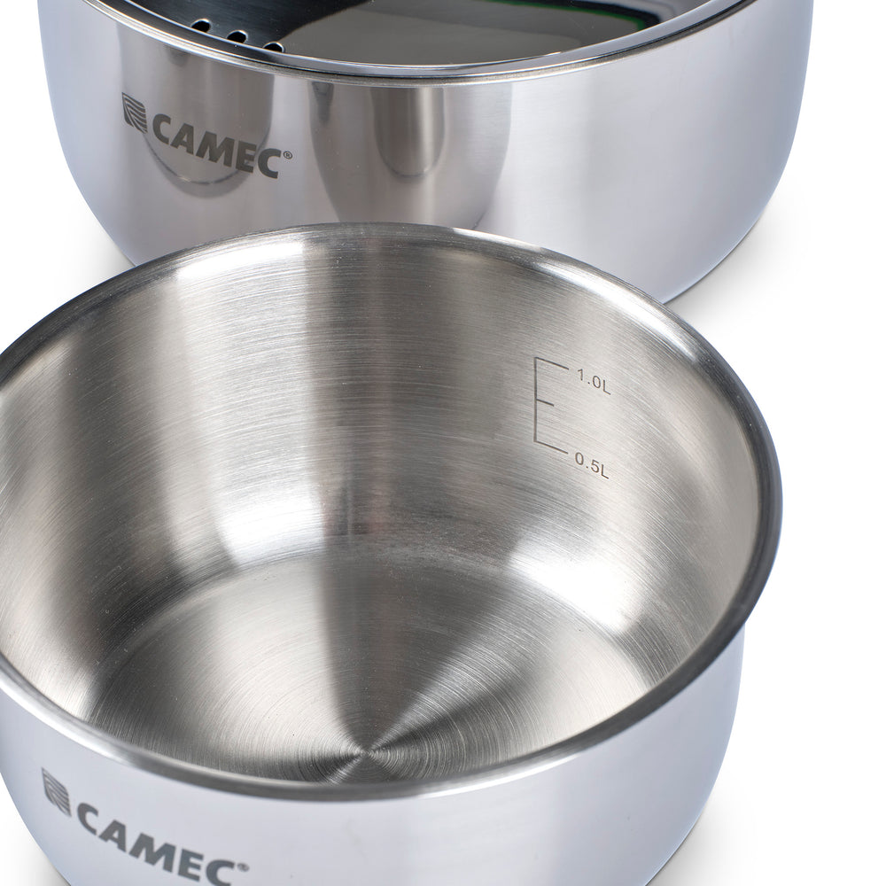 Measurement lines inside pots