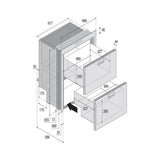 Vitrifrigo DW180 RFX Drawer Fridge