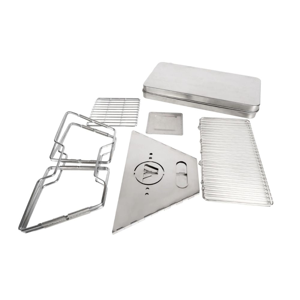 Frontier 360 Stainless Steel Folding BBQ Firepit