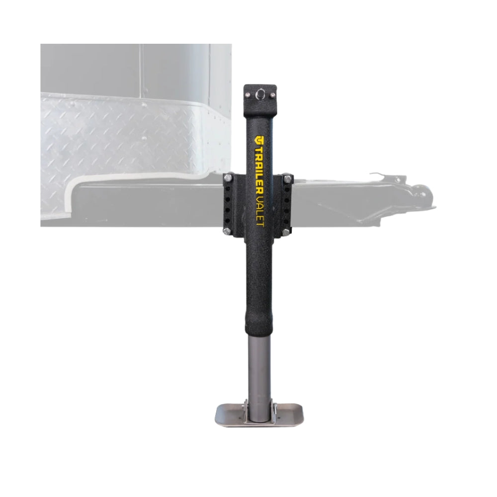 Tow bar attachment for a trailer on a white background