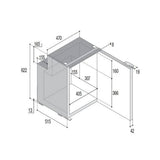 Vitfrifrigo C90i CHR Fridge Freezer - 90L