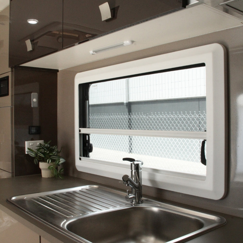 Camec Push Out Double Glazed Window - 900W x 450H