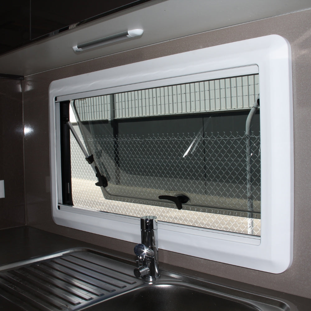 Camec Push Out Double Glazed Window - 900W x 450H