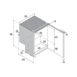 Vitrifrigo C115i CHR Fridge Freezer - 115L