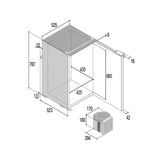 Vitrifrigo C130L CHR Fridge Freezer - 130L