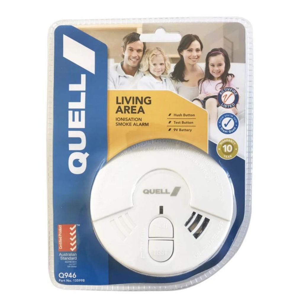 SMOKE ALARM 9V PHOTOELECTRIC