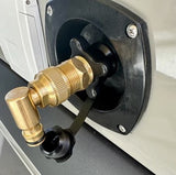 Flat Out 1 1/6 Inch Brass Hose Connector