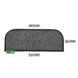 Muk Mat Rounded Step Medium - Dark Grey 58 x 26cm
