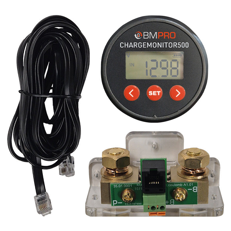 BMPRO Battery Monitor Round 500A Wired
