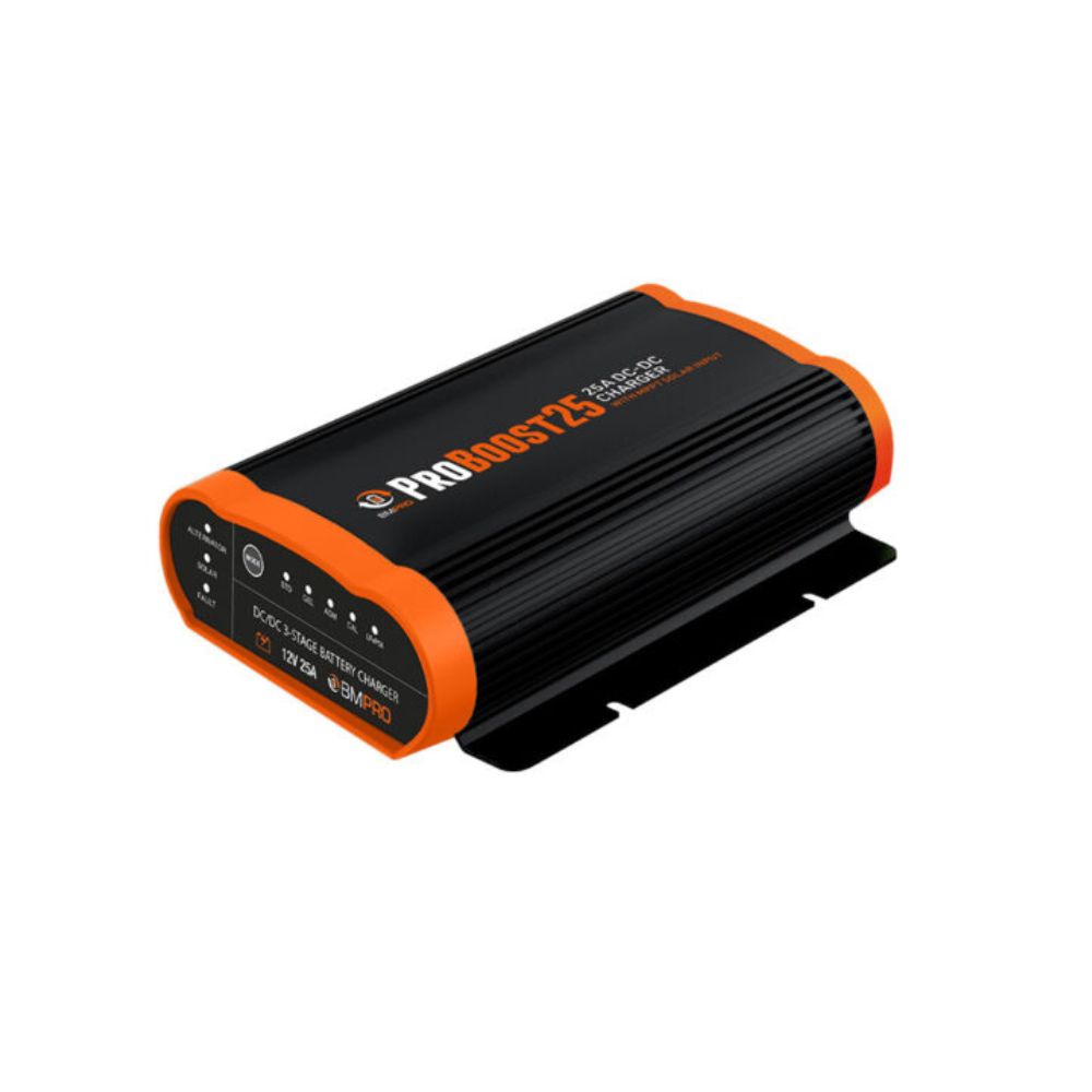 Black and orange power converter with 'ProChargers' branding on a white background