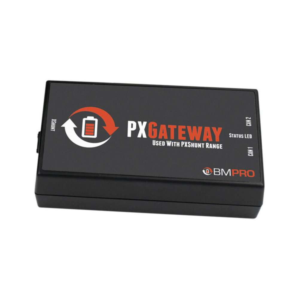 PX Gateway device with BM Pro branding on a white background