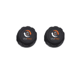 Two black BMPro branded pressure monitoring gauges on a white background