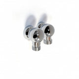 Through Bulkhead Elbow 1/2"M BSP - Chrome