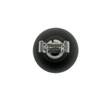Adjustable Round Hower Head Holder - Matt Black