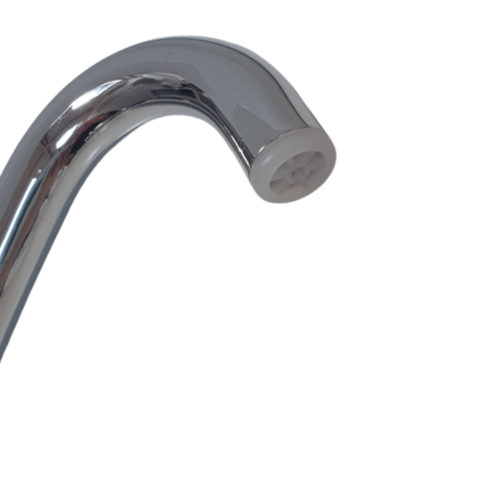 Barka Single Handle Ceramic Fold Down J Spout Mixer - Chrome