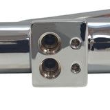 Barka Single Handle Ceramic Fold Down J Spout Mixer - Chrome