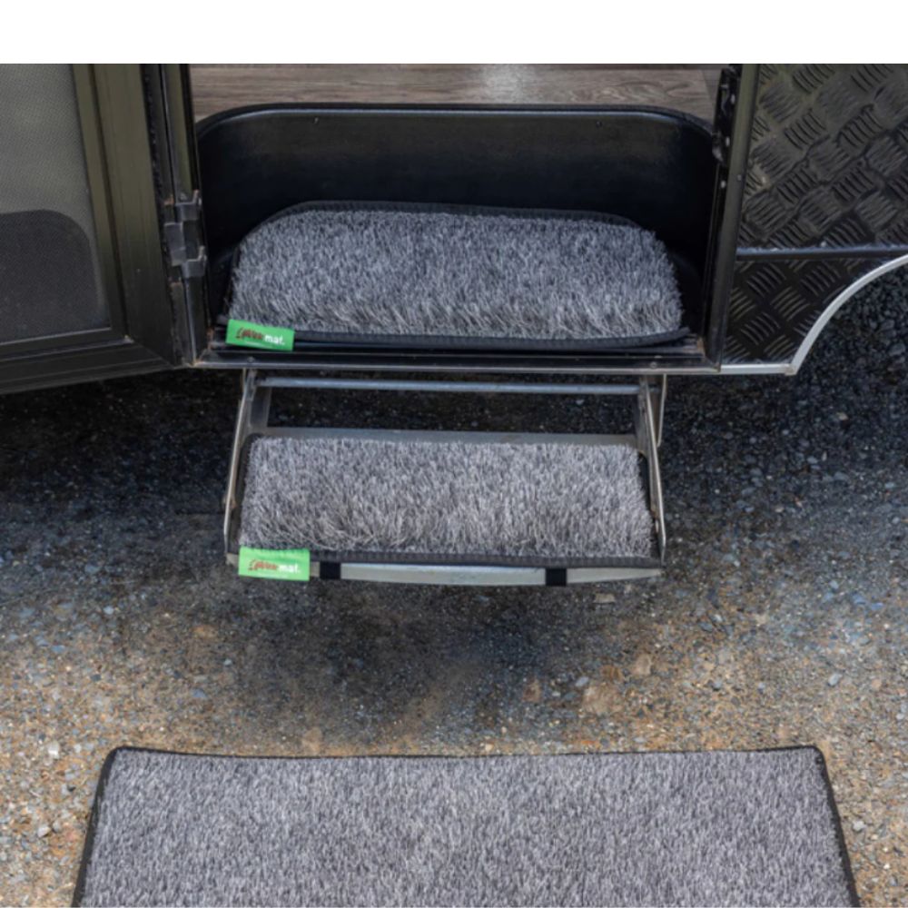 MUK MAT PULL OUT STEP GREY 51 X 20CM W/STRAPS