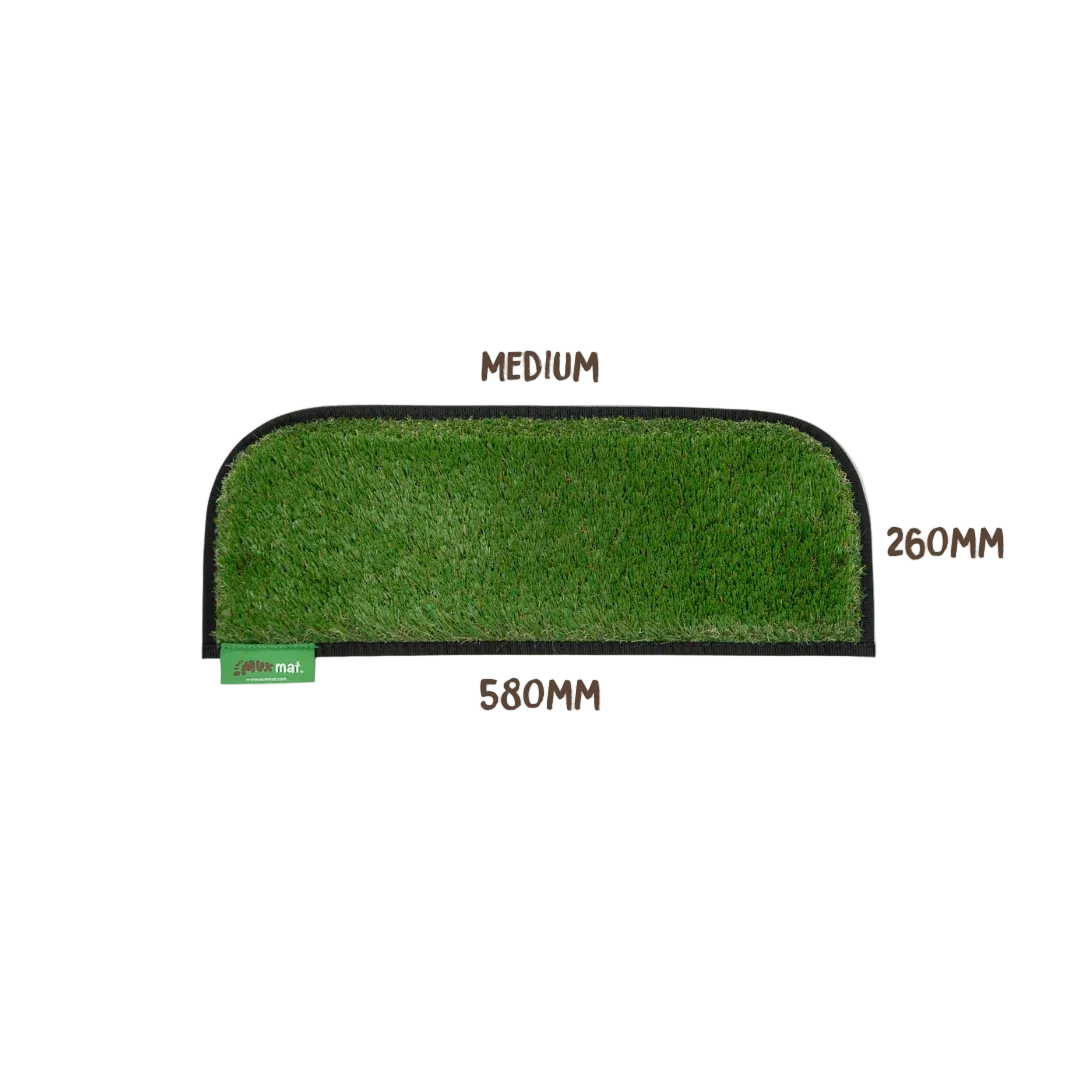 Muk Mat Rounded Step Medium - Green 58 x 26cm