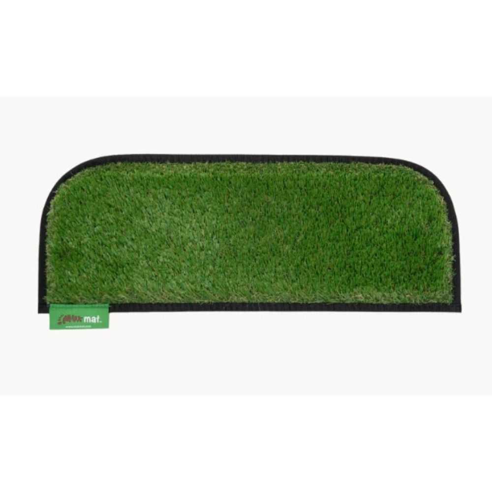 MUK MAT ROUNDED CARAVAN STEP GREEN EXTRA LARGE 28 X 60CM