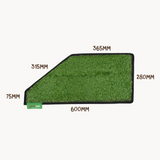 Muk Mat Angled Step - Green 60 x 28cm