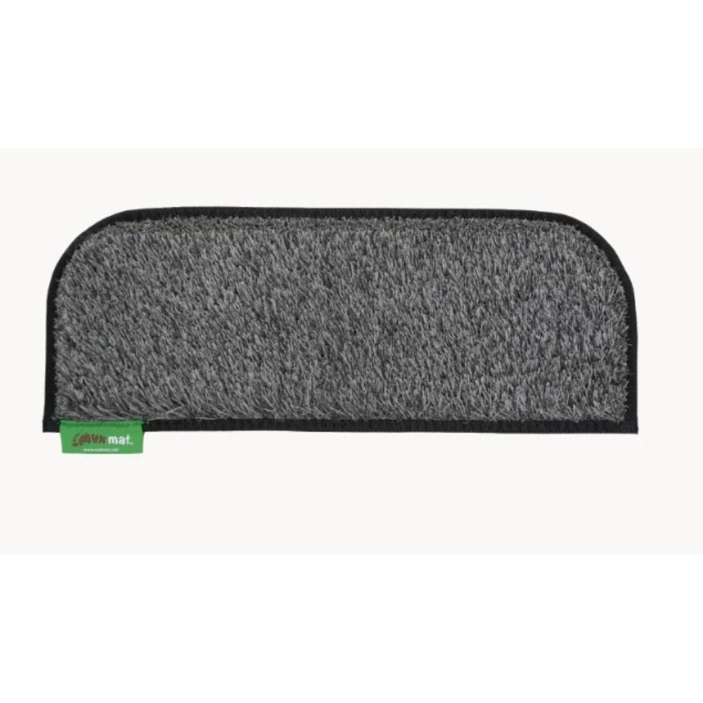 MUK MAT ROUNDED CARAVAN STEP DARK GREY EXTRA LARGE 28 X 60CM