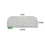 Muk Mat Rounded Step Large - Light Grey 60 x 23cm