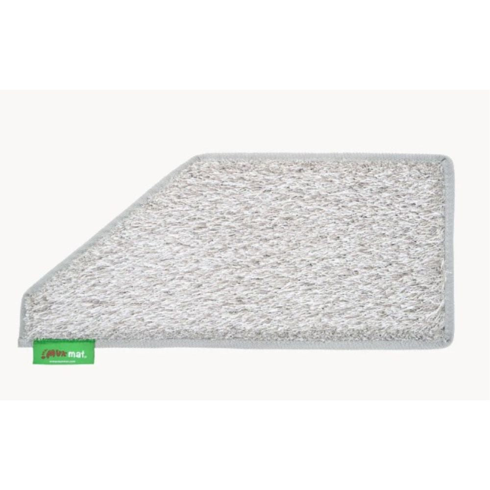 Muk Mat Angled Step Mat - Light Grey, 60 x 28cm