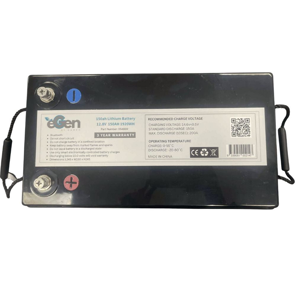 EGEN 150Ah LITHIUM BATTERY w/BLUETOOTH