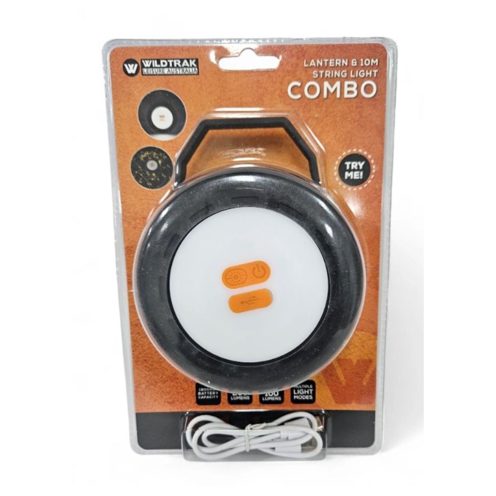 WILDTRAK STRING LIGHTS WITH WINDER & USB CHARGER