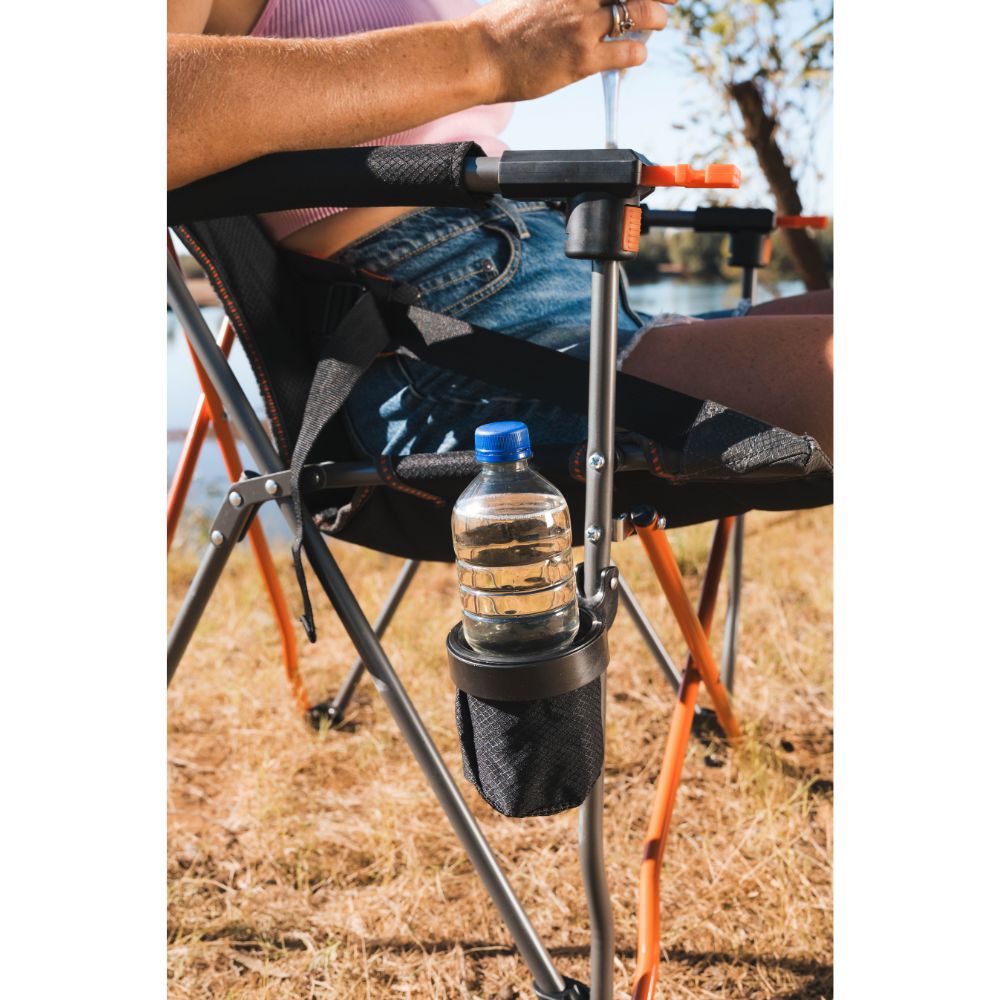 WILDTRAK YAMBA FOLDING CHAIR WITH LUMBAR SUPPORT