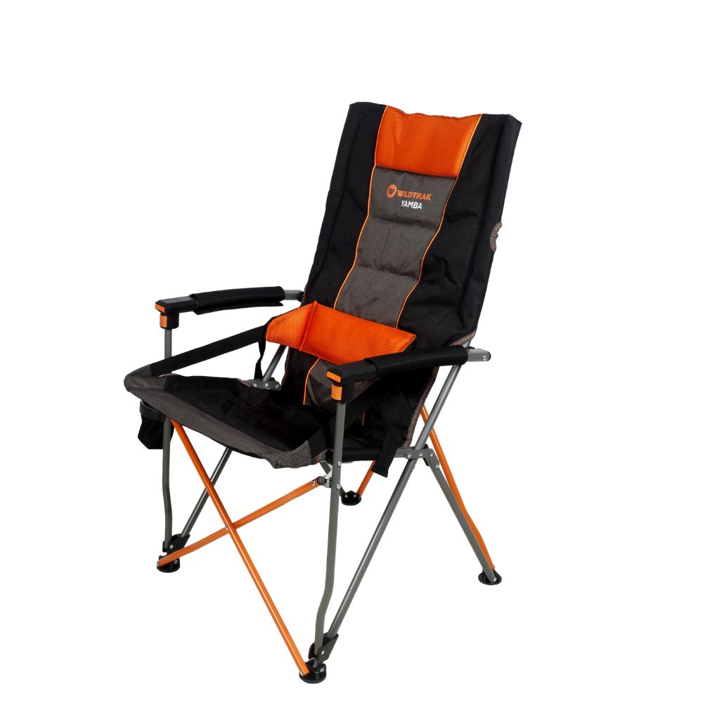 WILDTRAK YAMBA FOLDING CHAIR WITH LUMBAR SUPPORT