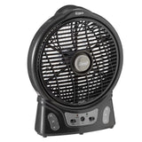 Coleman 240V/12V Rechargeable Lithium Ion Fan with LED Lights