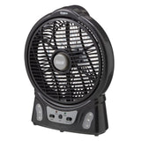 Coleman 240V/12V Rechargeable Lithium Ion Fan with LED Lights