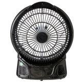 Coleman 240V/12V Rechargeable Lithium Ion Fan with LED Lights