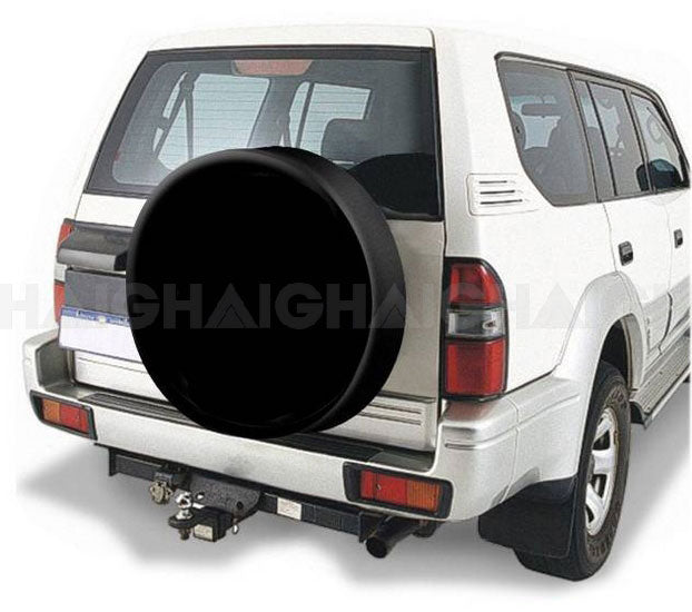 4WD Spare Wheel Cover -Black Suits Up to 78cm Diameter 28CM Width
