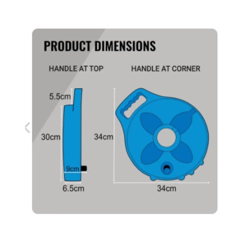 FLAT OUT 12.5m DRINKING WATER HOSE ON NARROW REEL
